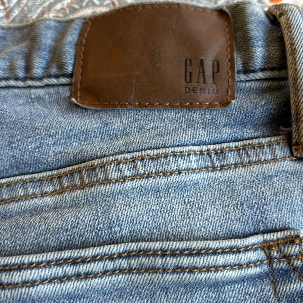 Gap High Rise Blue Denim Jeans 32/30 - Picture 5 of 7